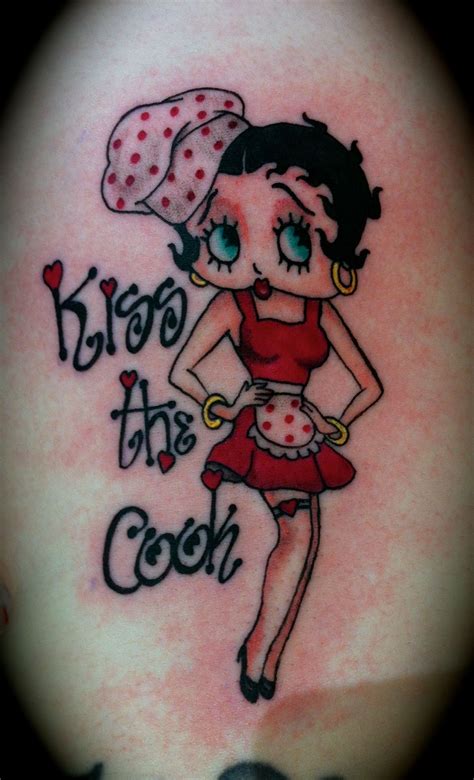 Small Betty Boop Tattoo