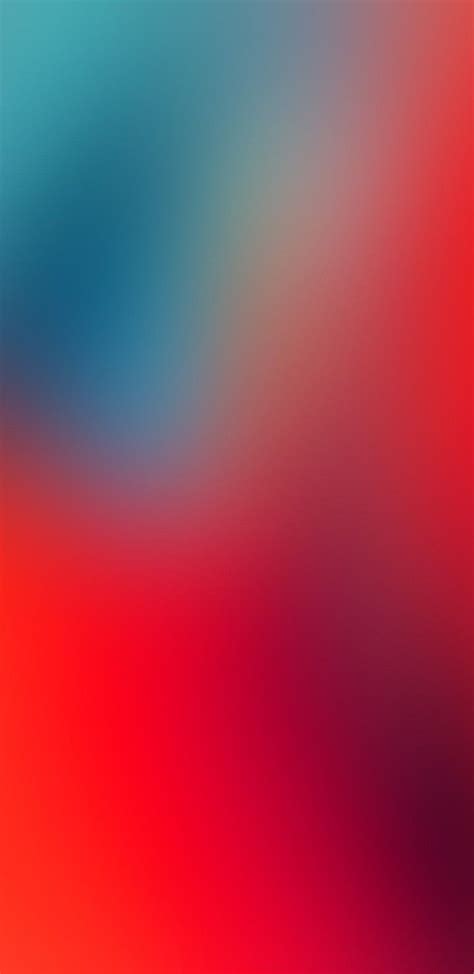 Ios 11 Iphone X Red Blue Clean Simple Abstract