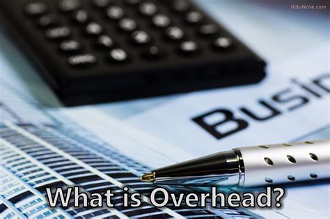 What Is Overhead Classification Of Overhead