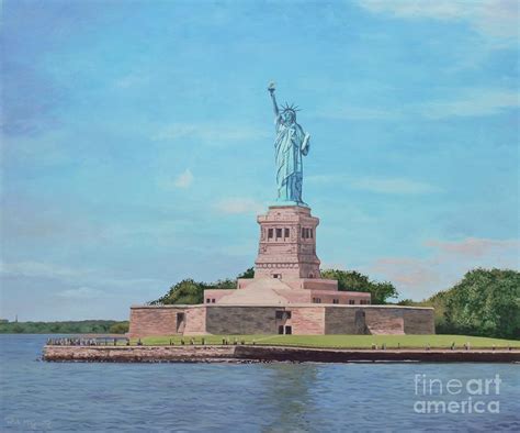 Statue Of Liberty Painting By Rick Mcgroarty Pixels