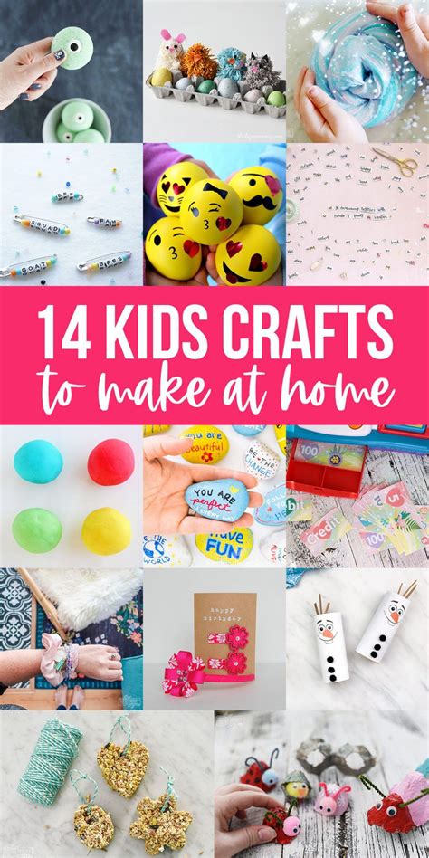 14 Days Of Kids Craft Ideas To Make At Home The Diy Mommy Crafts