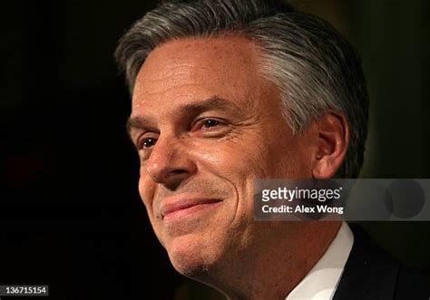Presidential Hopeful Jon Huntsman Attends Nh Primary Rally Photos And Premium High Res Pictures
