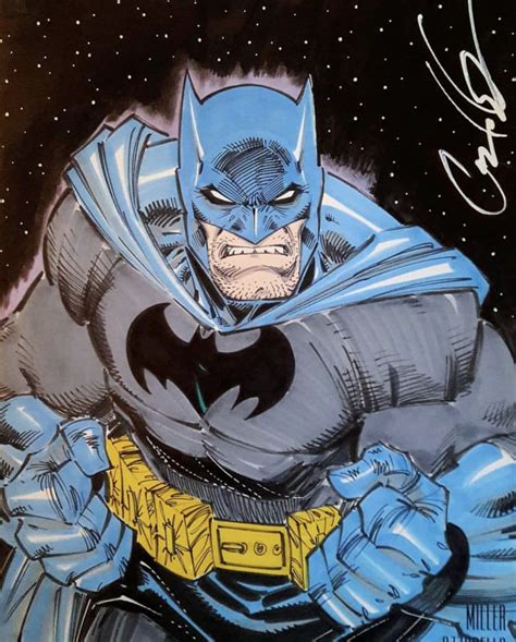 Batman Frank Miller Dark Knight Returns Style Batman Artwork Batman