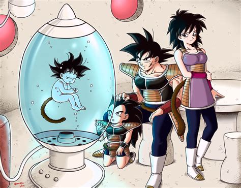 Bardock Gine Raditz And Son Gokuu Dragon Ball And