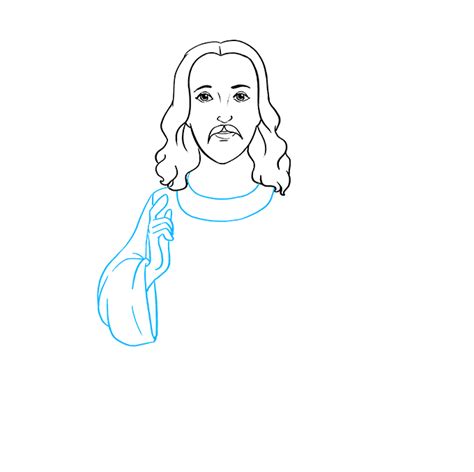 Art Drawings Jesus Jesus Christ Draw High Res Stock Images