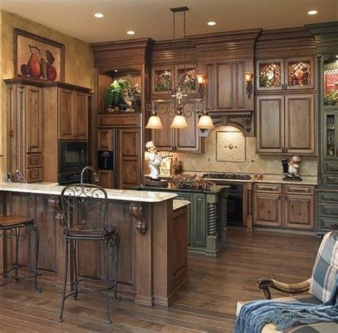 49 Warm Cozy Rustic Kitchen Designs With Images Rustic Kitchen