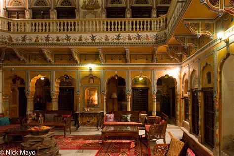 Interior Of Radhika Haveli Mandawa Rajasthan India 2016 Nick