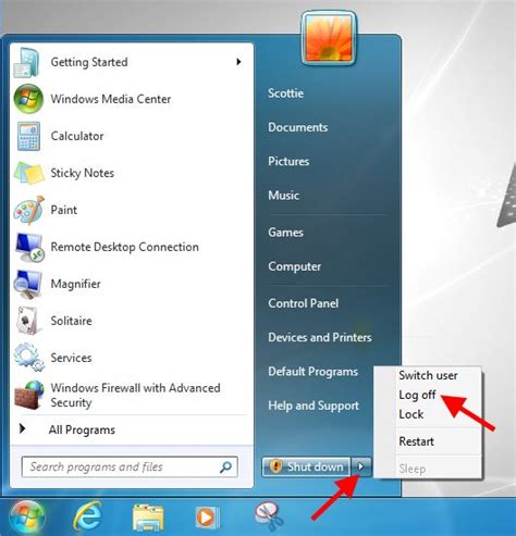 How To Log Off Or Switch Users In Windows 10 Scotties Techinfo