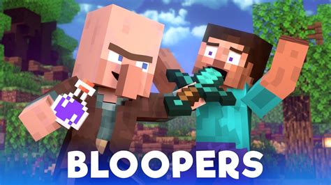 Save The Village Bloopers Alex And Steve Life Minecraft Animation