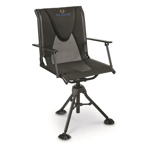 Bolderton 360 Comfort Swivel Hunting Blind Chair With Armrests 697303