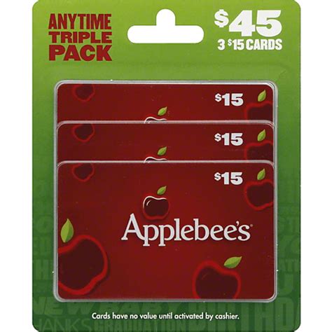 Applebees Gift Cards Anytime Triple Pack Shop D Agostino