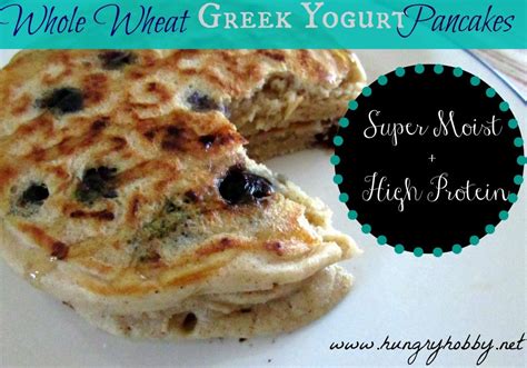 See more ideas about cooking recipes, recipes, food. Whole Wheat Greek Yogurt Pancakes - Hungry Hobby
