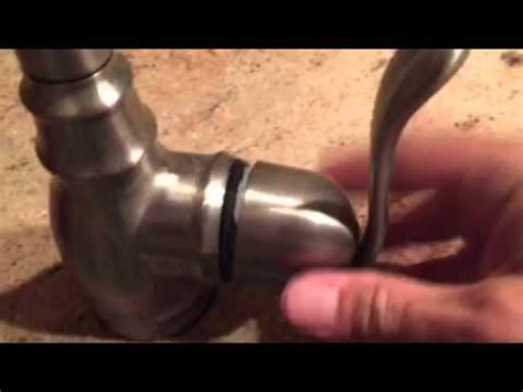 In this video i'm repairing my moen extensa kitchen faucet with a new dome, handle and handle adapter assembly. Moen haysfield faucet repair - YouTube