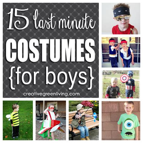 15 Last Minute Costumes For Boys That Wont Break The Bank Creative