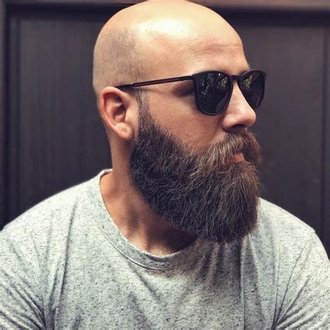 Bart Glasses 2019 Bald Head With Beard Beard Styles Bald Bald