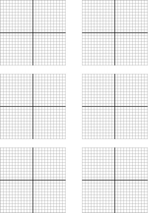 Free Printable Graph Paper With X And Y Axis Numbered In 2021