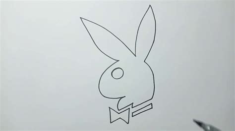 How To Draw Playboy Logo Playboy Logo Drawing Youtube