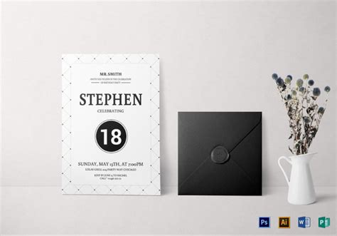 FREE Th Birthday Invitation Designs Examples In Word PSD AI EPS Vector