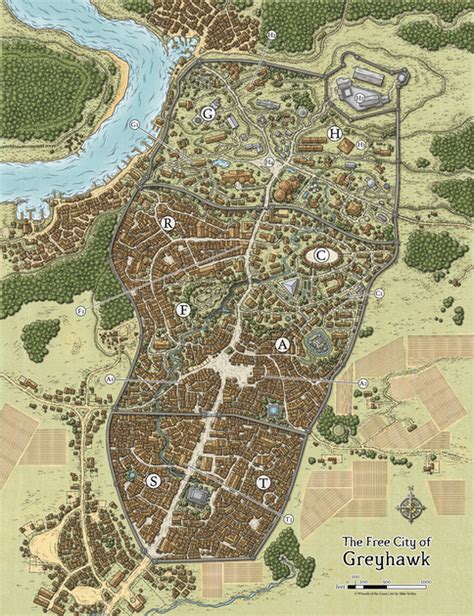 Mike Schley City Maps The Free City Of Greyhawk Digital Dm