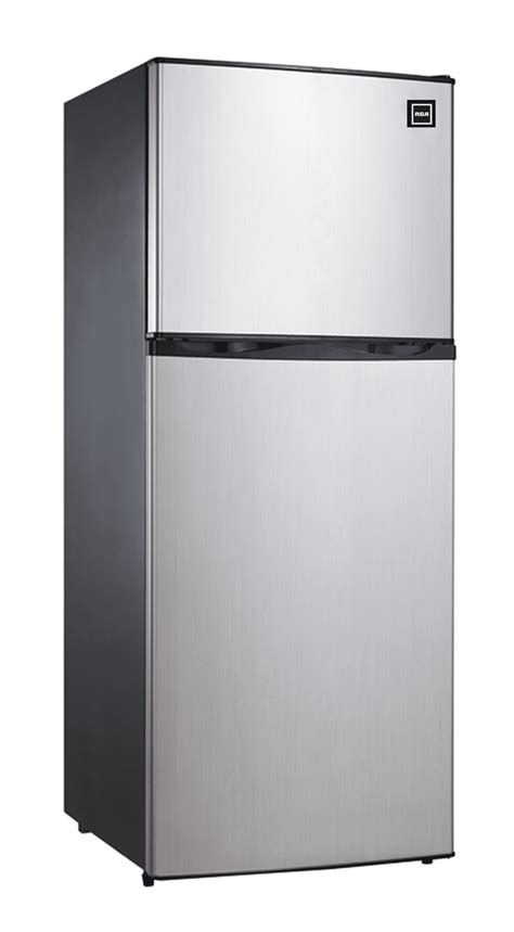 Rca 12 Cu Ft Top Freezer Apartment Size Refrigerator Stainless
