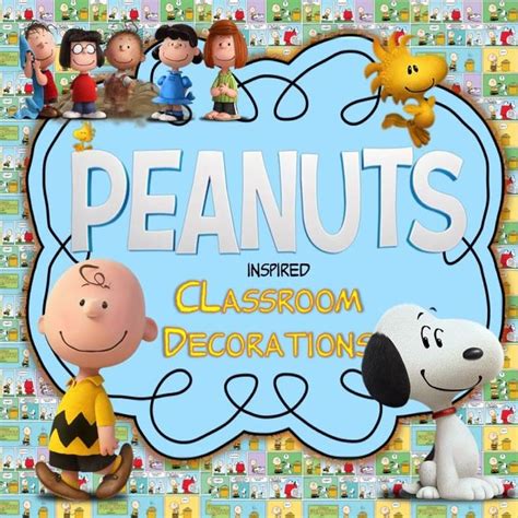 Peanuts Classroom Decoration Mega Bundle Editable 270 Pages Etsy