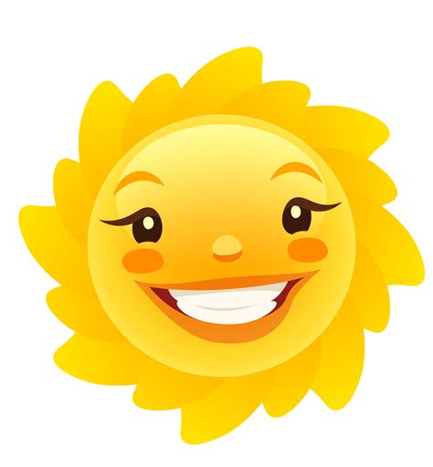Smiley Cartoon Dvorets Iskusstv Cartoon Cute Smile Sun Png Download