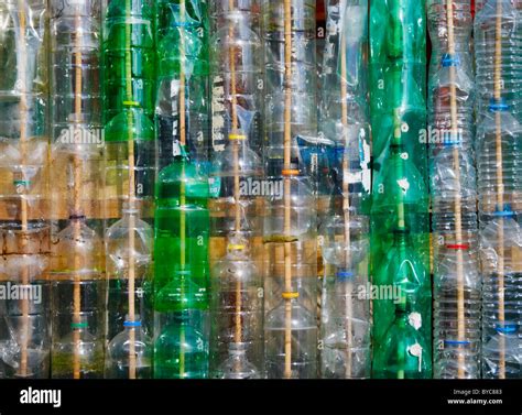 Greenhouse made from plastic bottles Stock Photo - Alamy