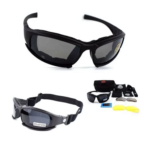 X7 Military Goggles 4 Lens Army Sunglasses Tactical Glasses Aliexpress