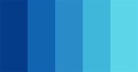 Sky Element Color Scheme Blue