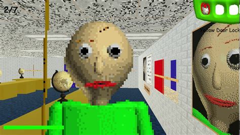 Baldis Basics A Weird Face Poped Up And Crashed My Game Youtube