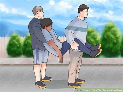3 Ways To Do A Two Person Arm Carry Wikihow