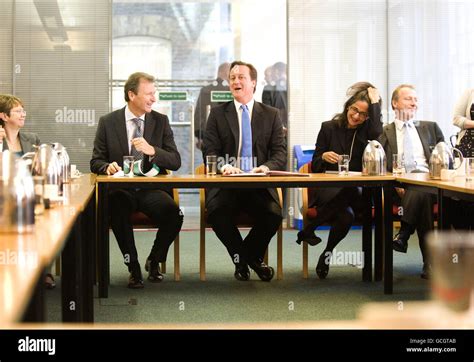Prime Minister David Cameron Conducts A Meeting With Permanent