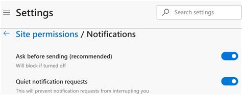 How To Enable Quiet Notification Requests In Microsoft Edge Chromium