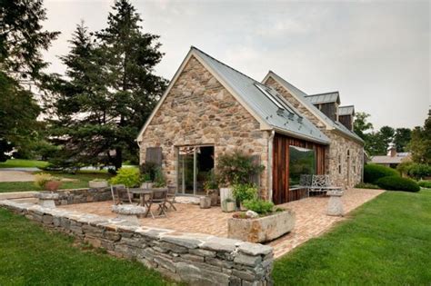 Modern Redesign Of Old Country Home With Antique Stone