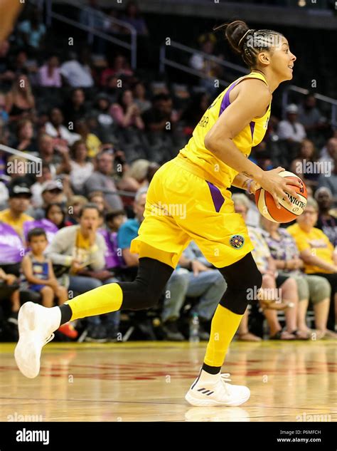 Los Angeles Sparks Forward Candace Parker 3 During The Las Vegas Aces