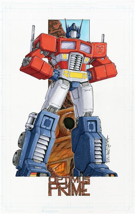 Comics Forever Transformers Classics Optimus Prime Artwork By