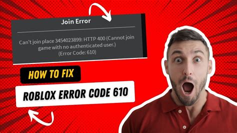 How To Fix Roblox Error Code 610 [top 5 Solutions 2024]