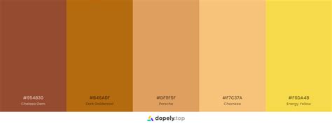 Brown Color Palette Inspirations With Names Hex Codes Inside Colors