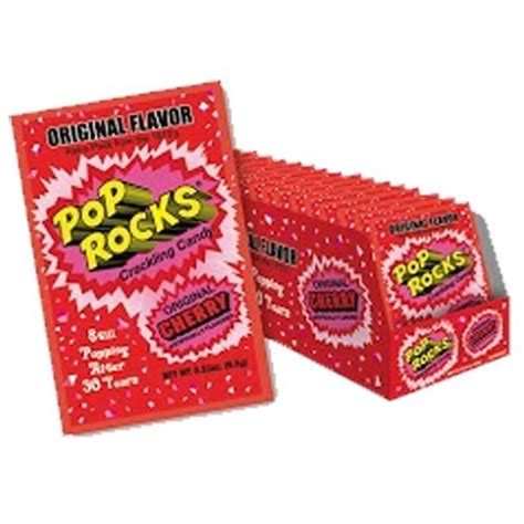 Pop Rocks Cherry Popping Candy 033 Oz Package