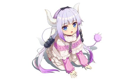 Aqua Eyes Horns Kanna Kamui Kobayashi San Chi No Maid Dragon Loli Long