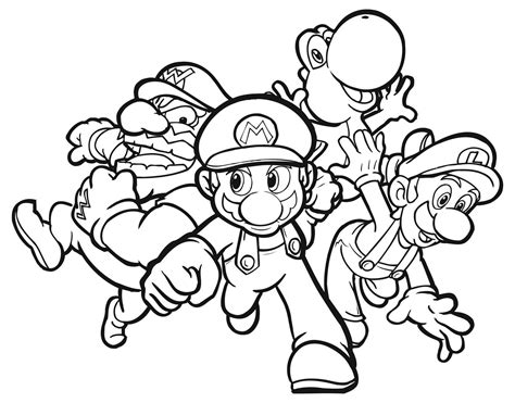 Disney Coloring Pages 9 Free Mario Bros Coloring Pages For Kids