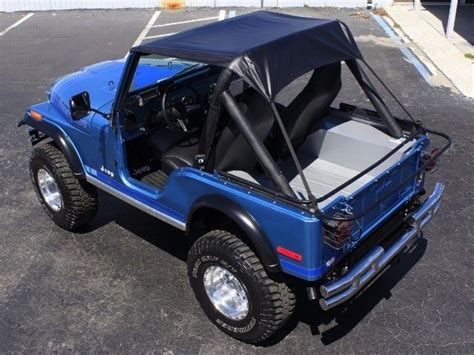 1979 Jeep Cj5 Renegade 1 Miles Blue V8 Mamual For Sale Jeep Cj