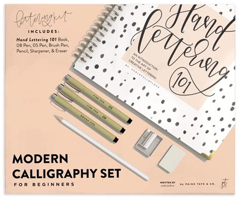 Modern Calligraphy Set For Beginners A Creative Craft Kit For Adults