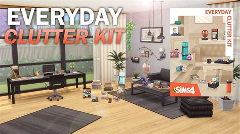 Everyday Clutter Kit Overview The Sims 4 Stop Motion Sims 4 Video Youtube