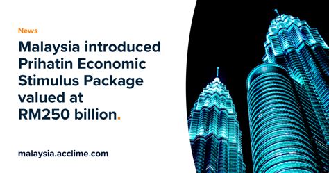Prime minister on 27th march 2020, where the stimulus package has three goals namely preserve rakyat's welfare (rm128 billion), support businesses (rm100 billion), and strengthen country's economy (rm2 billion). Malaysia introduced Prihatin Economic Stimulus Package ...