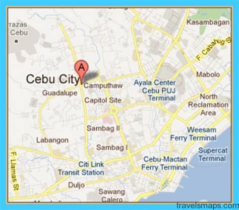 Map Of Cebu City Travelsmapscom
