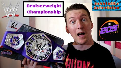 Wwe Cruiserweight Champion Title Belt Brand New Youtube