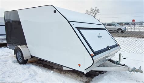 Snowmobile 2020 Mission Trailers 7x16 Low Pro Enclosed Snow Trailer