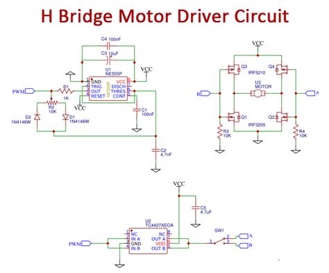 Hardware Components Motor Speed Circuit Diagram Circuits Drivers