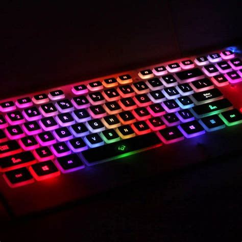 Illuminating Rainbow Keyboards Computer Keyboard Design